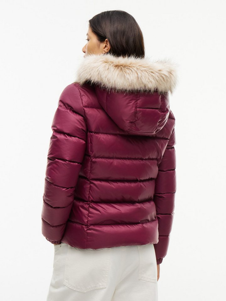 Tommy Jeans Steppjacke TJW BASIC HOODED DOWN JACKET EXT Kunstfaser – Bild 4 von 5