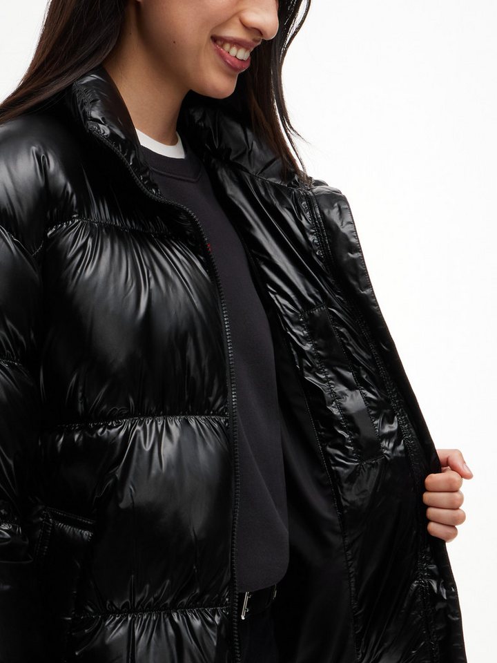 Tommy Jeans Steppjacke TJW HIGH NECK SHINY PUFFER DOWN Kunstfaser – Bild 3 von 5