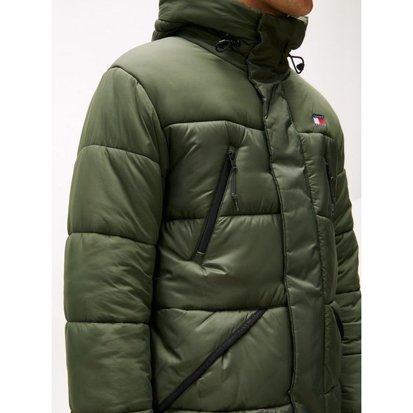 Tommy Jeans Steppmantel FABRIC MIXED PARKA Regular fit mit Kapuze