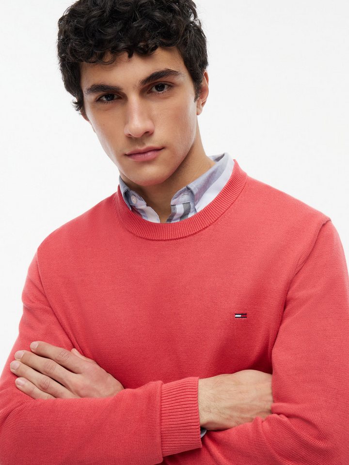 Tommy Jeans Strickpullover TJM SLIM FIT LIGHT SWEATER Slim fit mit Rundhalsausschnitt – Bild 3 von 5