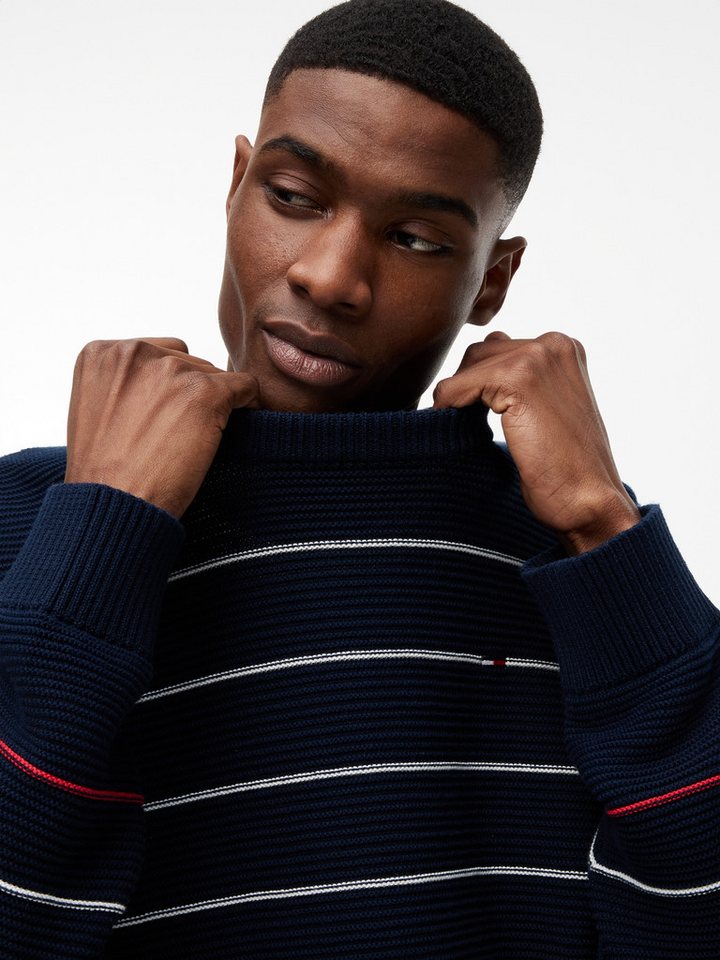 Tommy Jeans Strickpullover TJM SLIM STRIPE SWEATER – Bild 3 von 5