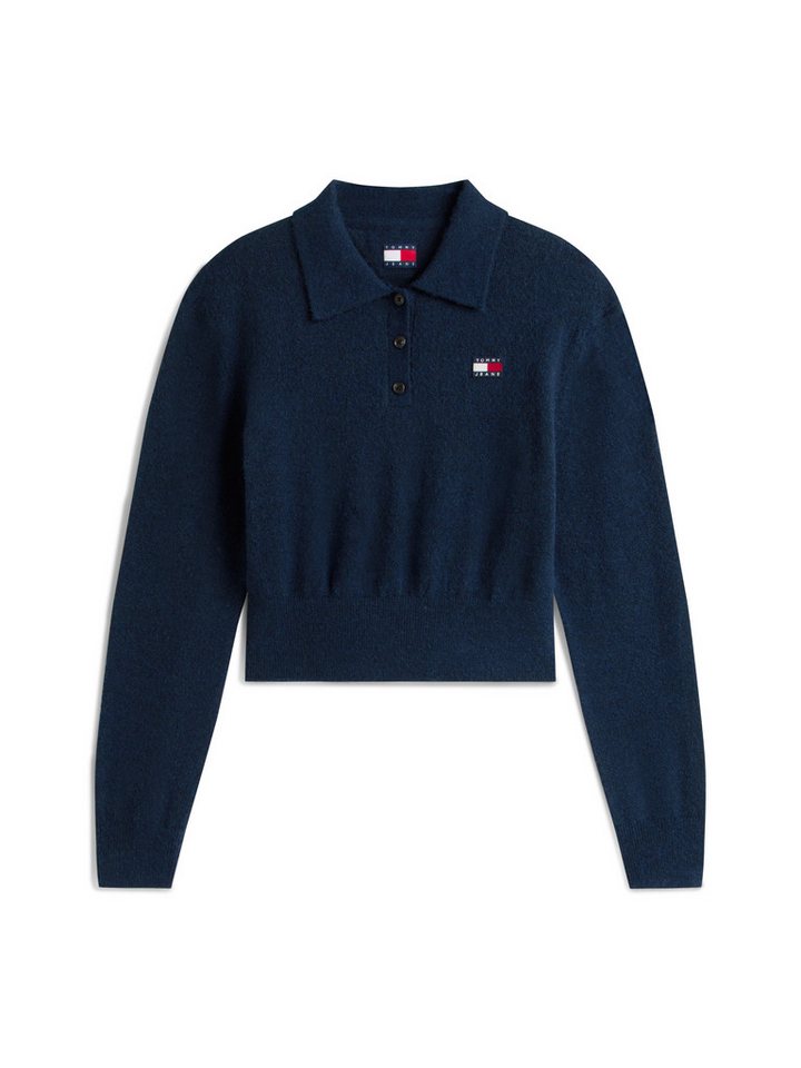 Tommy Jeans Strickpullover TJW FLUFFY POLO SWEATER mit Alpaka-Anteil – Bild 4 von 5