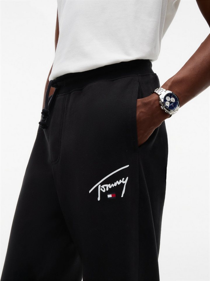 Tommy Jeans Sweathose REGULAR SIGNATURE SWEATPANT Regular fit mit elastischem Bund – Bild 3 von 5