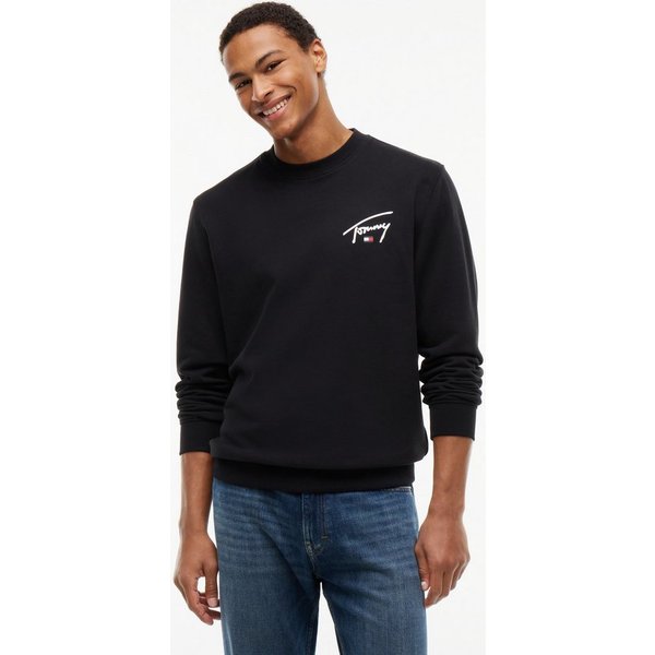 Tommy Jeans Sweatshirt REGULAR ENTRY SIGNATURE Regular fit mit Rundhalsausschnitt