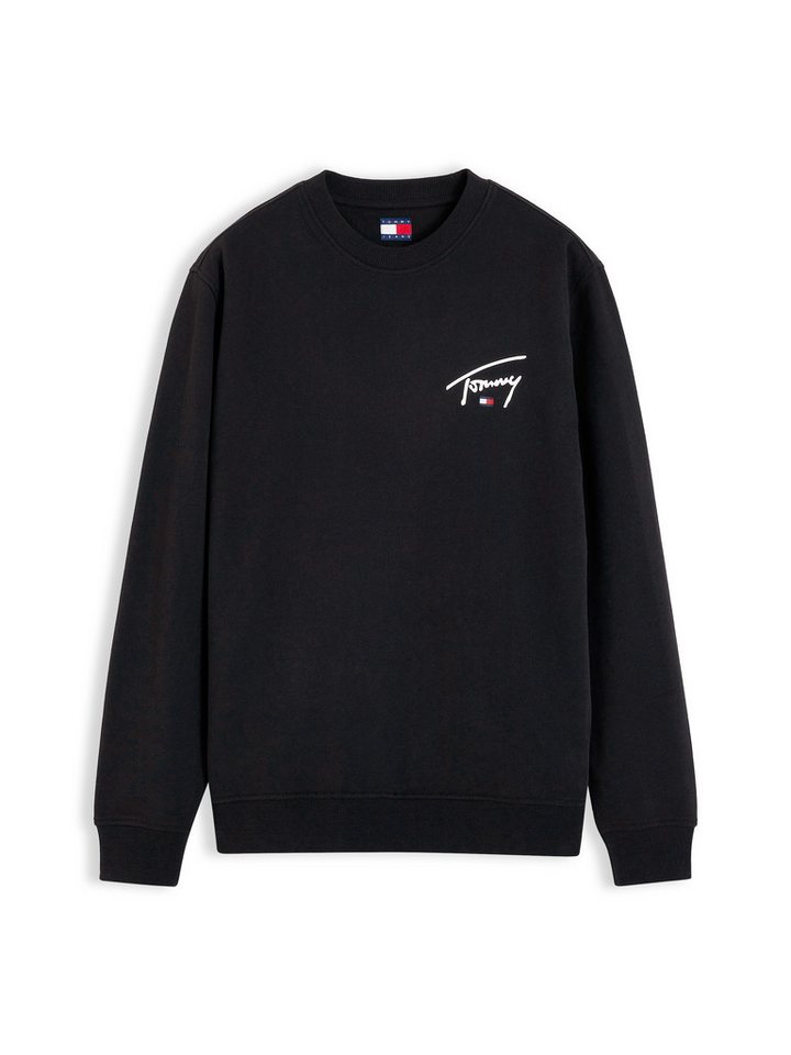 Tommy Jeans Sweatshirt REGULAR ENTRY SIGNATURE Regular fit mit Rundhalsausschnitt – Bild 5 von 5