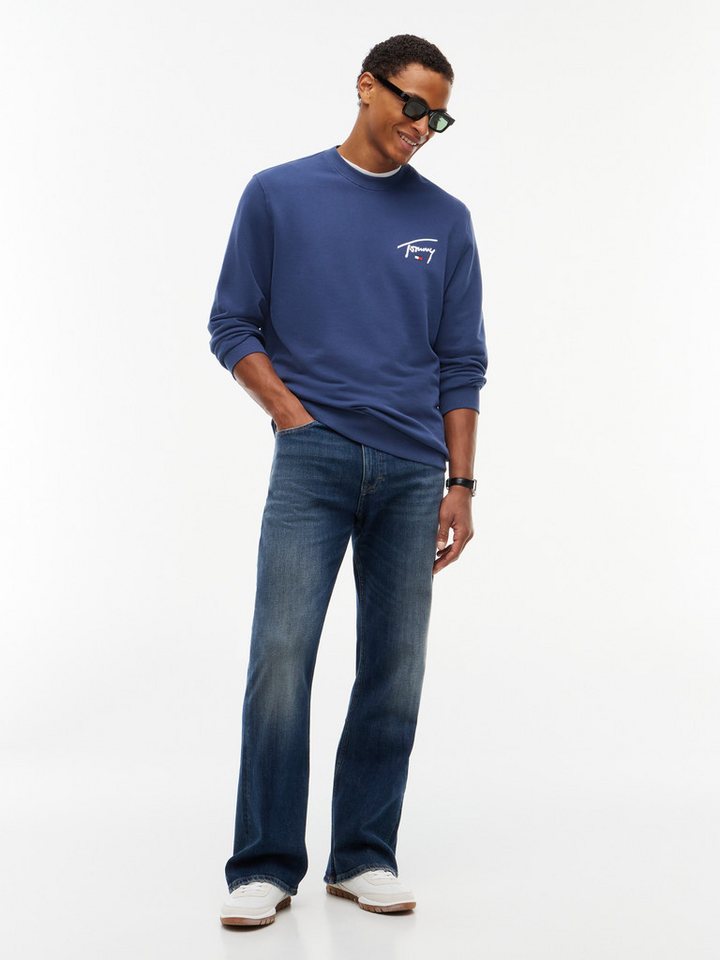 Tommy Jeans Sweatshirt REGULAR ENTRY SIGNATURE Regular fit mit Rundhalsausschnitt – Bild 4 von 5