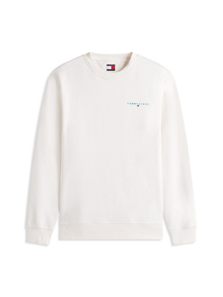 Tommy Jeans Sweatshirt TJM REG LINEAR CREW EXT mit Logostickerei – Bild 4 von 5