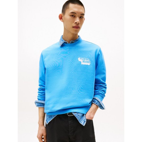 Tommy Jeans Sweatshirt TJM REG STACK CREW EXT Mit Rundhalsausschnitt