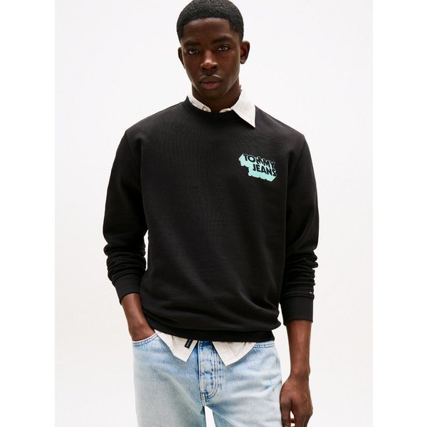 Tommy Jeans Sweatshirt TJM REG STACK CREW EXT Mit Rundhalsausschnitt