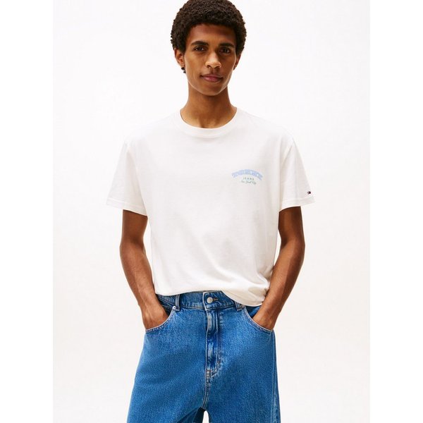 Tommy Jeans T-Shirt TJM REG DOLLAR STACK regular fit, Rundhals, mit Rückenprint