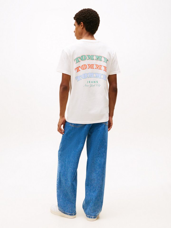 Tommy Jeans T-Shirt TJM REG DOLLAR STACK regular fit, Rundhals, mit Rückenprint – Bild 5 von 5