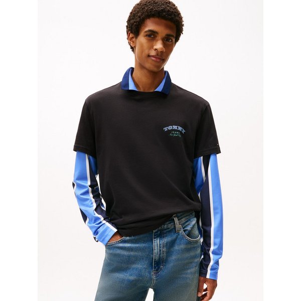Tommy Jeans T-Shirt TJM REG DOLLAR STACK regular fit, Rundhals, mit Rückenprint