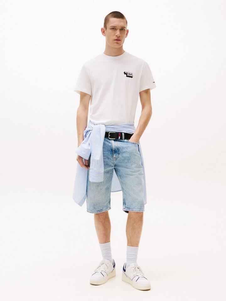 Tommy Jeans T-Shirt TJM SLIM STACK LOGO TEE EXT Mit Rundhalsausschnitt – Bild 2 von 5