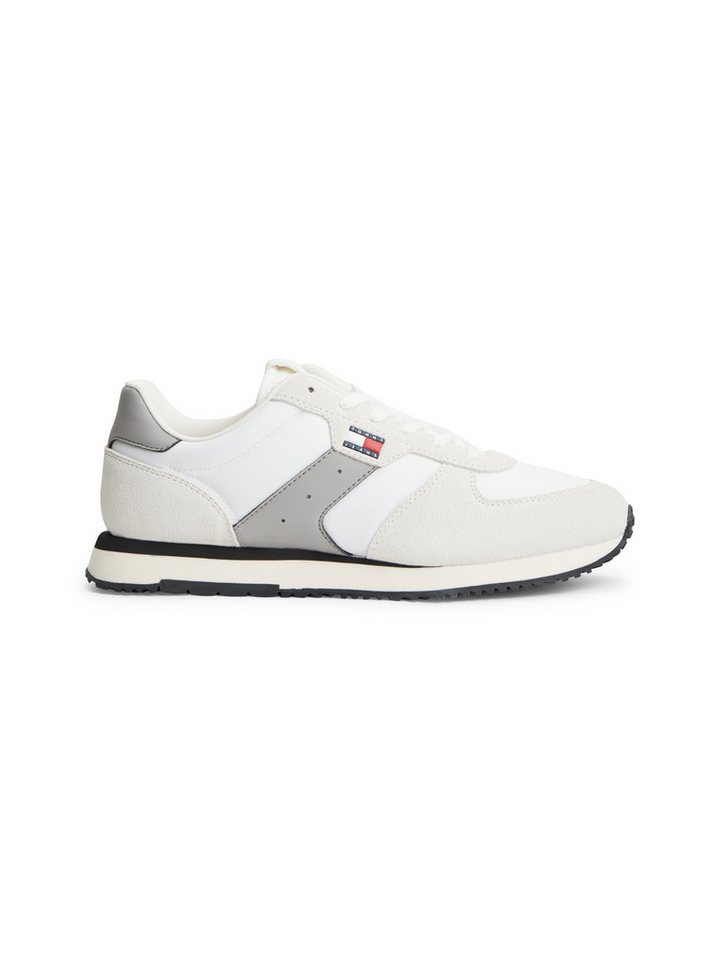 Tommy Jeans TJM EVA RUNNER MIX MATERIAL Sneaker Freizeitschuh, Schnürschuh mit Logoflaggen-Prägung an der Schuhzunge – Bild 4 von 5