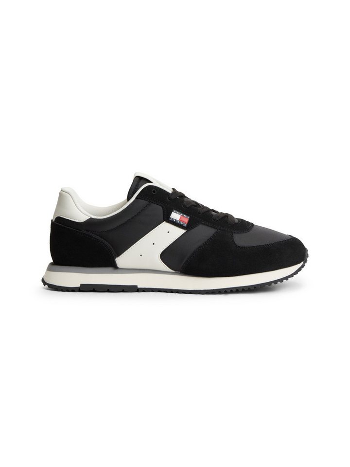 Tommy Jeans TJM EVA RUNNER MIX MATERIAL Sneaker Freizeitschuh, Schnürschuh mit Logoflaggen-Prägung an der Schuhzunge – Bild 4 von 5