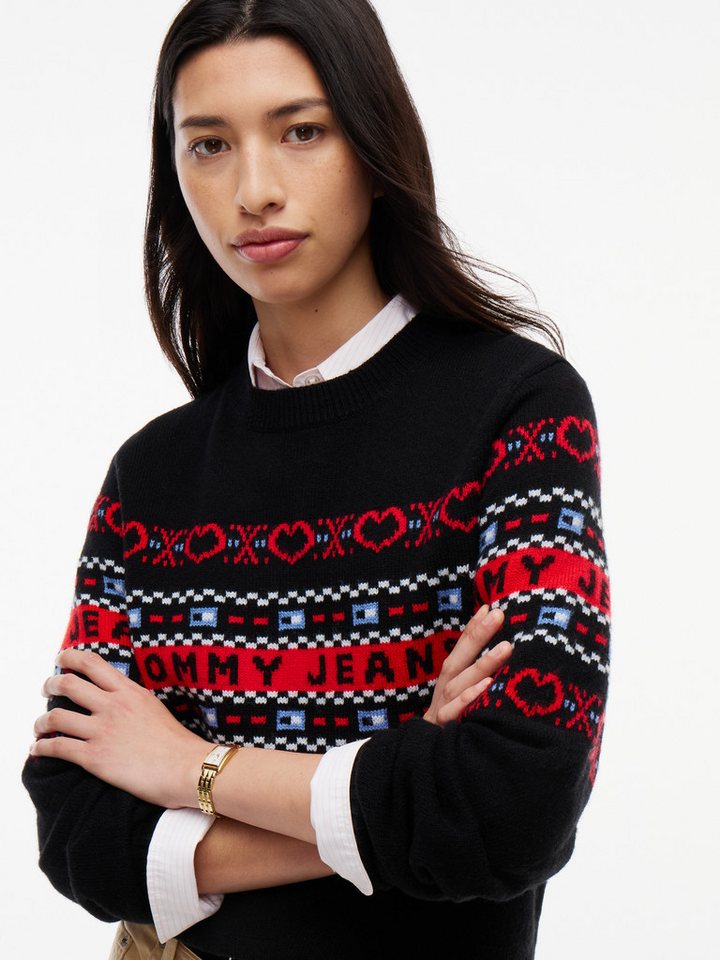 Tommy Jeans Wollpullover TJW SWEATER Wolle – Bild 2 von 5