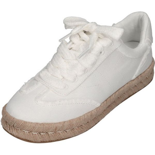 TOMS JESSE 10023114 Sneaker White Canvas Fray