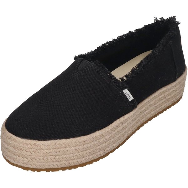 TOMS VALENCIA Espadrille Black