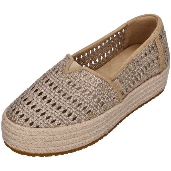 champagne metallic basket weave (Damen)