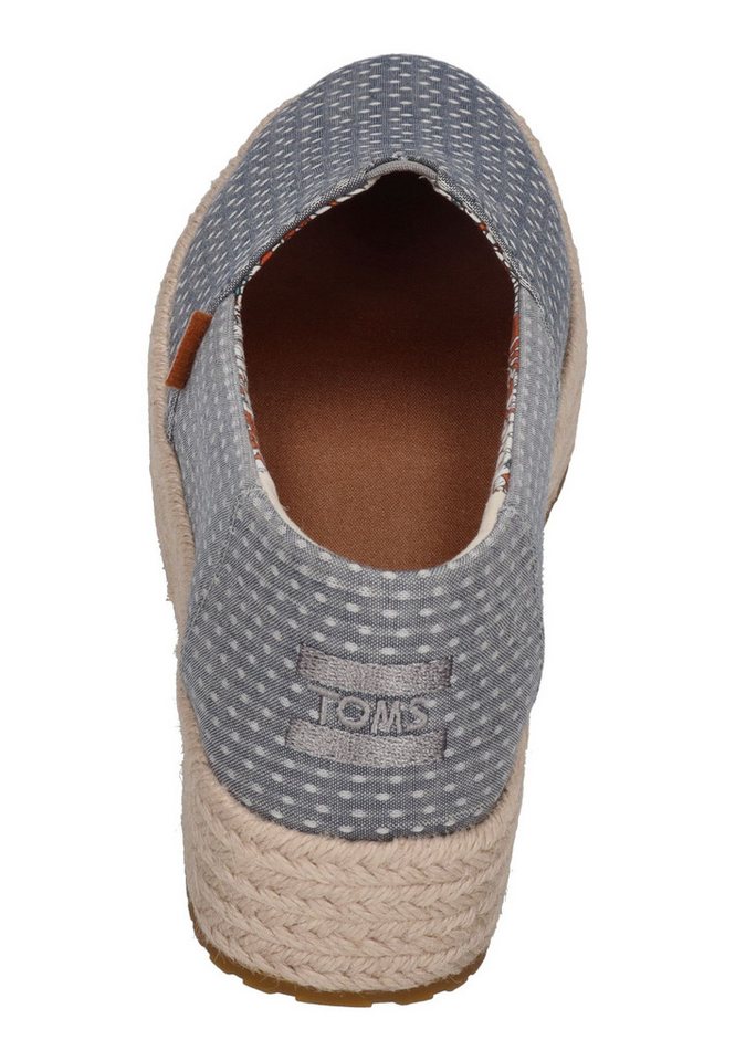 TOMS VALENCIA Espadrille Niagara Mist Chambray Dot – Bild 5 von 5
