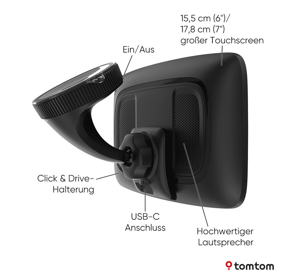 TomTom TomTom Go Navigator 6" 2nd Gen MSH Navigationsgerät – Bild 4 von 5