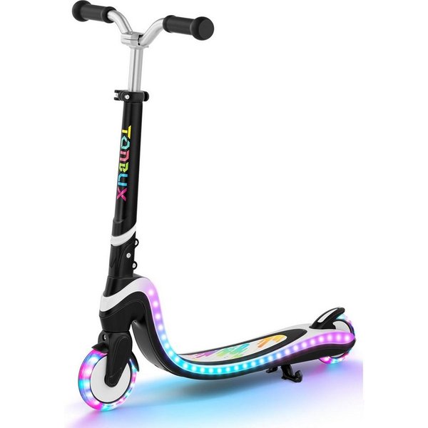 TONBUX Scooter Kinderroller mit coolem beleuchteten Brett und PU-Rädern