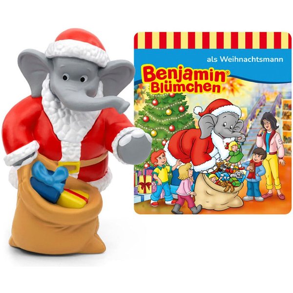 tonies Hörspielfigur Benjamin Blümchen als Weihnachtsmann