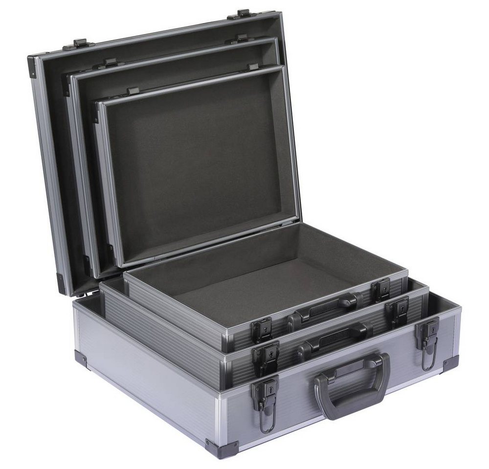 TOOLCRAFT Werkzeugkoffer Universal Werkzeug-Pilotenkoffer unbestückt 3teilig (L x B x H) 44.5 x – Bild 2 von 5