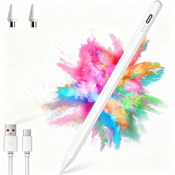 Toomoke Eingabestift Active Stylus Pen für Touchscreens, Tablet Stift, Handystifte Android Tabletstift Stylus Pen USB-C Schnellladen Palm Rejection