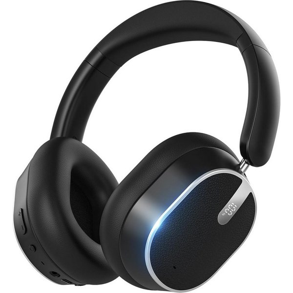 Toomoke Over-Ear-Kopfhörer Bluetooth, 120 Stunden Akkulaufzeit, Hi-Res-Audio Over-Ear-Kopfhörer (Headset Mit Mikrofon Geräuschunterdrückung, Bluetooth, LED Lade