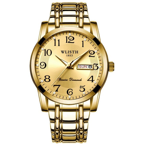 Toomoke Quarzuhr Herrenuhr, Analoguhr Herren, Multifunktionsuhr, Edelstahl Armbanduhr, (Herren Armbanduhr, Business Uhr, Edelstahl Uhr mit Kalenderanzeige, Inkl