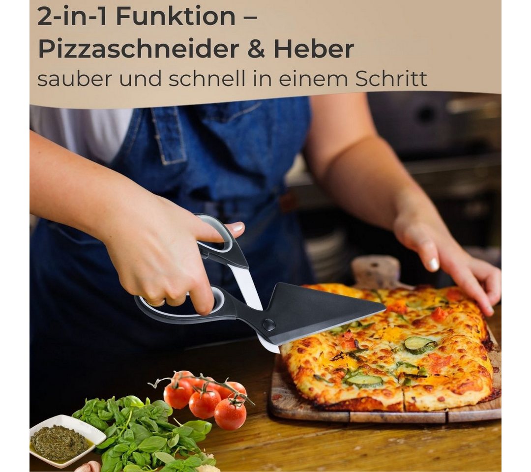 Topanbieter999 Pizzaschere mit Heber 27,2 cm Küchenschere – Bild 3 von 4