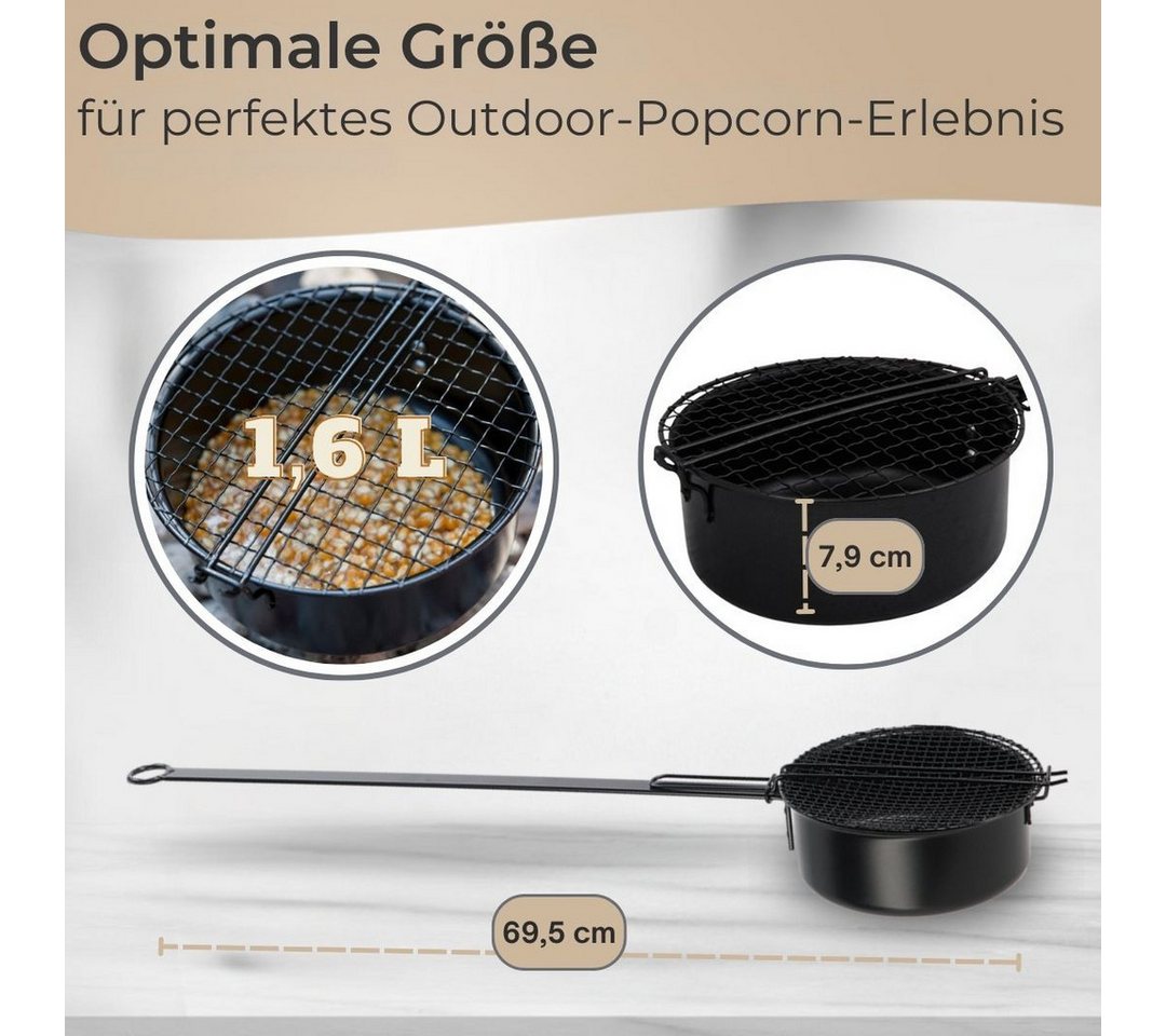 Topanbieter999 Popcorn-Pfanne, Edelstahl – Bild 3 von 5