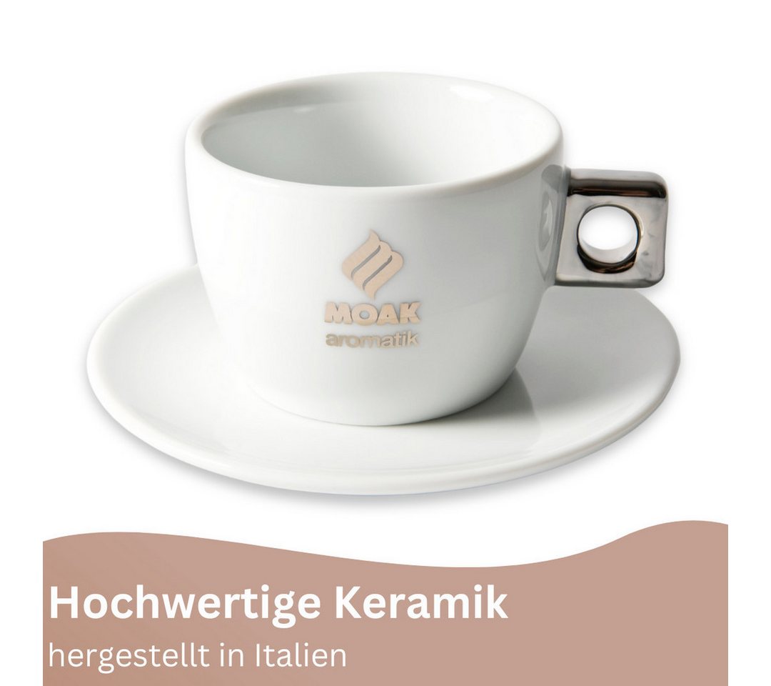 Topanbieter999 Tasse, 12-tlg., Keramik, Cappuccinotassen ca. 167 ml – Bild 4 von 5