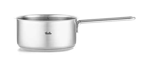 Fissler Topf-Set Fissler Pure Collection, Edelstahl 18/10 (Set, 5-tlg., Kochtopf 16/20/24 + Bratentopf 20cm + Stielkasserolle 16cm oD), Made in Germany – Bild 4 von 5
