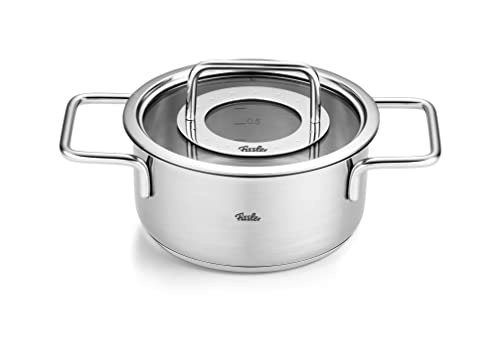 Fissler Topf-Set Fissler Pure Collection, Edelstahl 18/10 (Set, 4-tlg., Kochtopf 16/20/24 + Bratentopf 20cm), Made in Germany – Bild 3 von 5