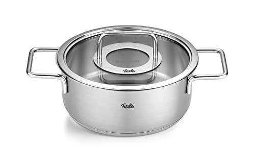 Fissler Topf-Set Fissler Pure Collection, Edelstahl 18/10 (Set, 4-tlg., Kochtopf 16/20/24 + Bratentopf 20cm), Made in Germany – Bild 5 von 5