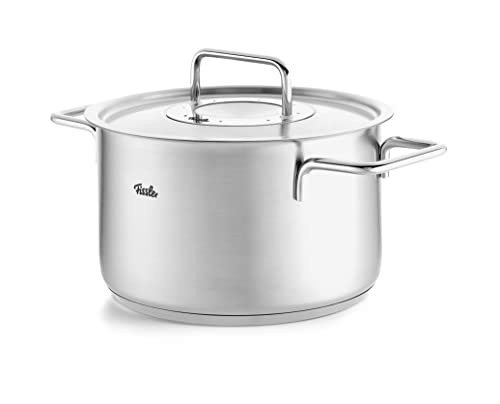 Fissler Topf-Set Fissler Pure Collection, Edelstahl 18/10 (Set, 4-tlg., Kochtopf 16/20/24 + Bratentopf 20cm), Made in Germany – Bild 3 von 5