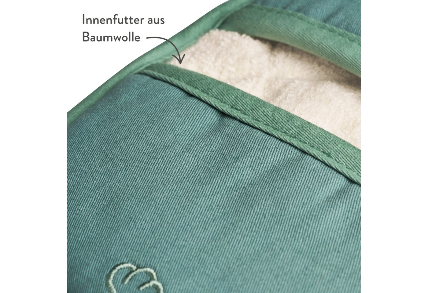 Springlane Topfhandschuhe SPRINGLANE Topflappen-Set 2-tlg. Mint, Silikon & Baumwolle, (2-tlg) – Bild 5 von 5