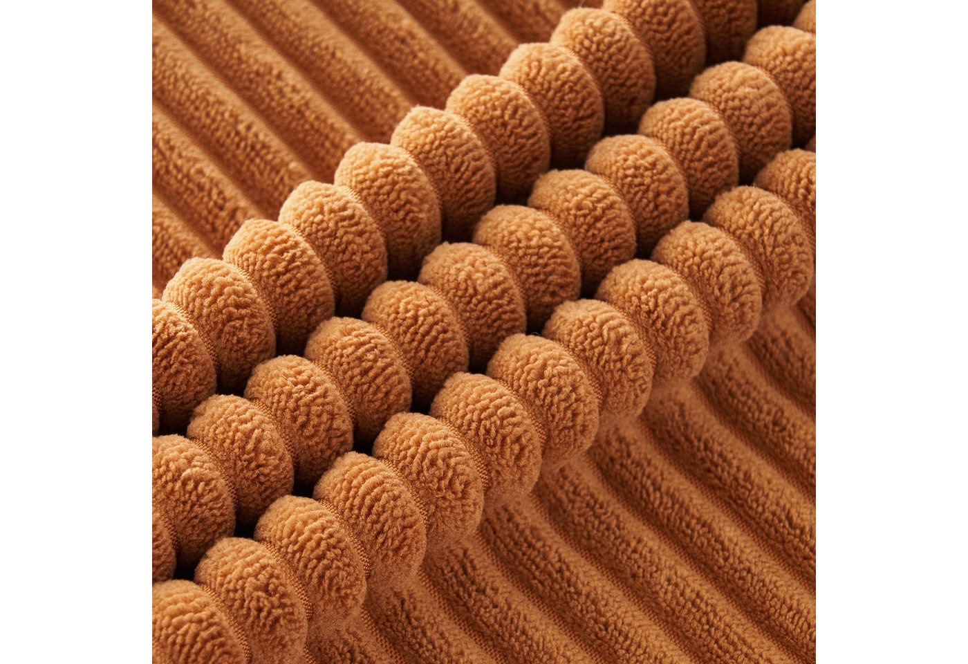 Topfinel Kissenbezug gestreiftes Muster,2er Set Kissenhülle Dekokissen Kissenbezug, Kordsamt 45x45 Sofakissen Couchkissen Zierkissenbezug Dekokissen – Bild 3 von 5