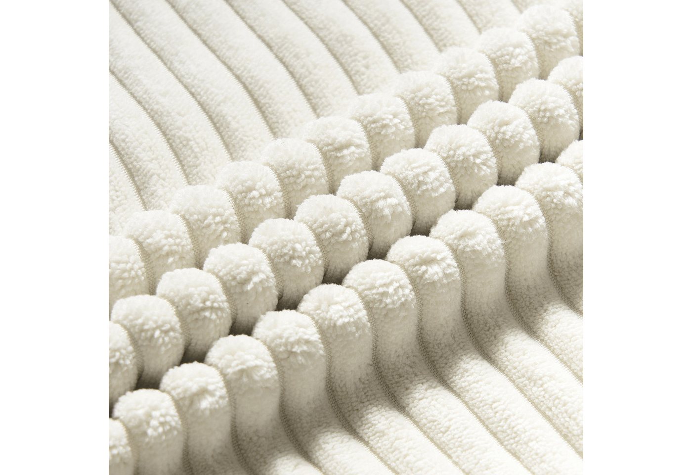 Topfinel Kissenbezug gestreiftes Muster,2er Set Kissenhülle Dekokissen Kissenbezug, Kordsamt 30x60 Sofakissen Couchkissen Zierkissenbezug Dekokissen – Bild 3 von 5