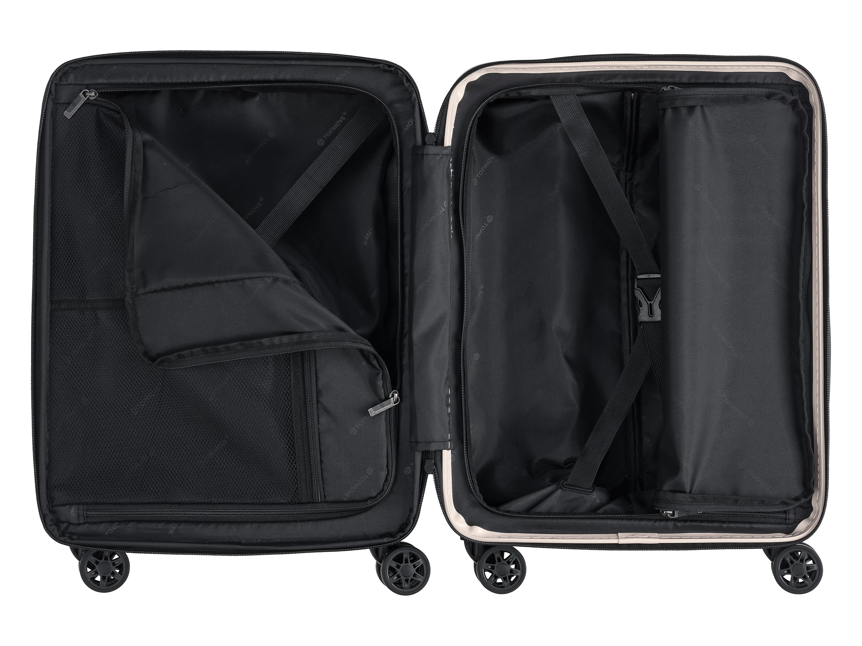 TOPMOVE® Koffer, Hardcase, Handgepäck, S, 30/35 L, erweiterbar – Bild 3 von 4