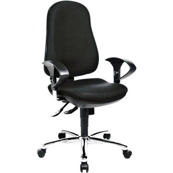 TOPSTAR Schreibtischstuhl Support Deluxe, mit Armlehnen und Bandscheibensitz