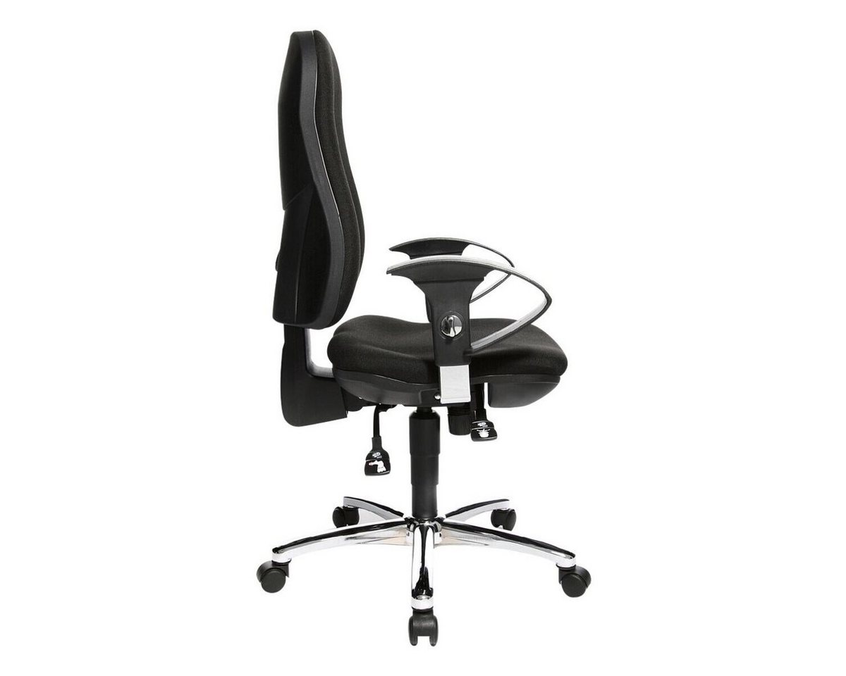 TOPSTAR Schreibtischstuhl Support Deluxe, mit Armlehnen und Bandscheibensitz – Bild 2 von 2