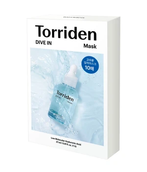Torriden DIVE-IN Low Molecular Hyaluronic Acid Mask 10pcs Pack Tuchmaske · 27 ml