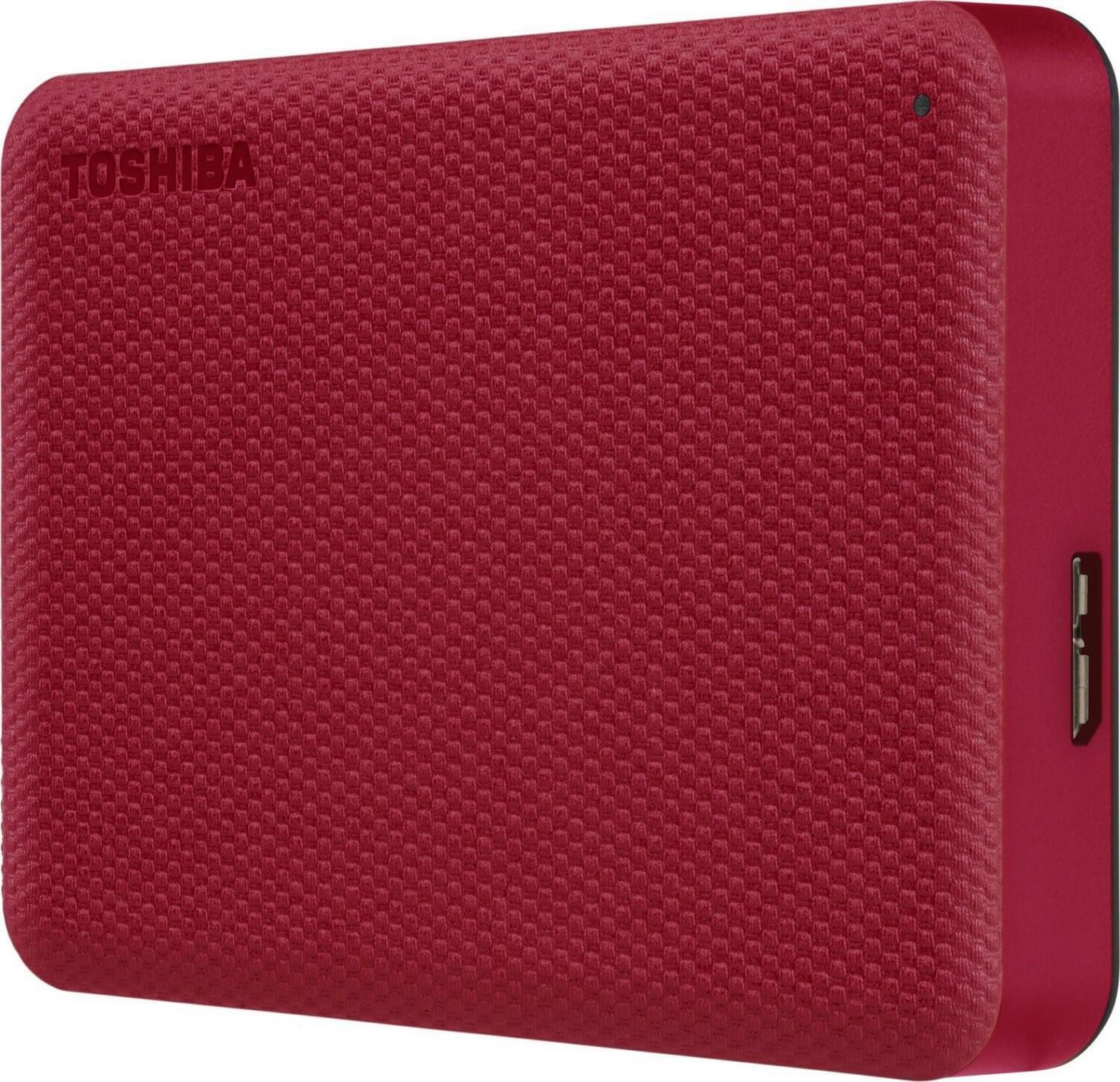 Toshiba Toshiba Canvio Advance rot 2TB, USB 3.0 Micro-B - externe HDD-Festplatte – Bild 3 von 4