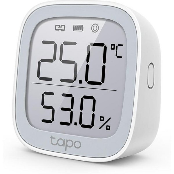 tp-link Feuchtigkeitssensor Tapo T315 Smarter Sensor, für Temperatur und Feuchtigkeit mit 2.7 Zoll E-Ink Display