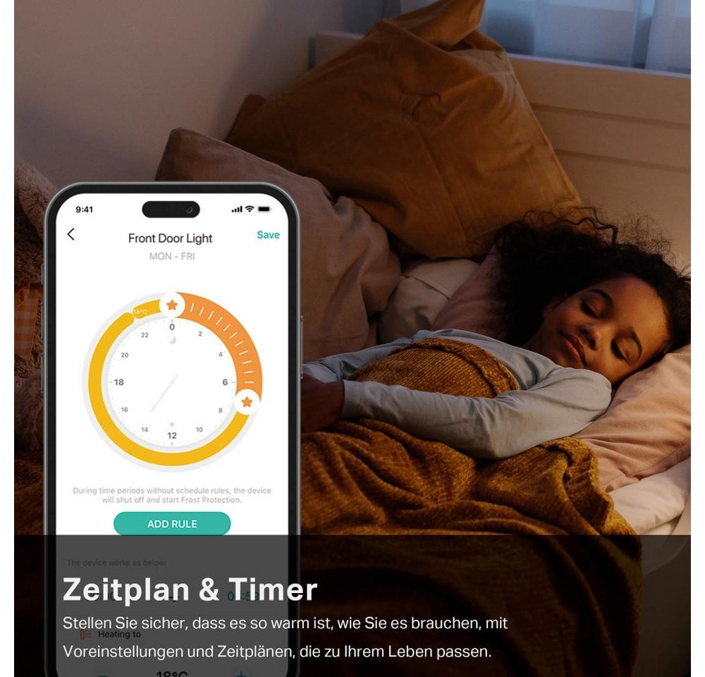 tp-link KE100 KIT Smart-Home-Zubehör, Kasa smartes Heizkörperthermostat - Wifi Starter Kit – Bild 4 von 5