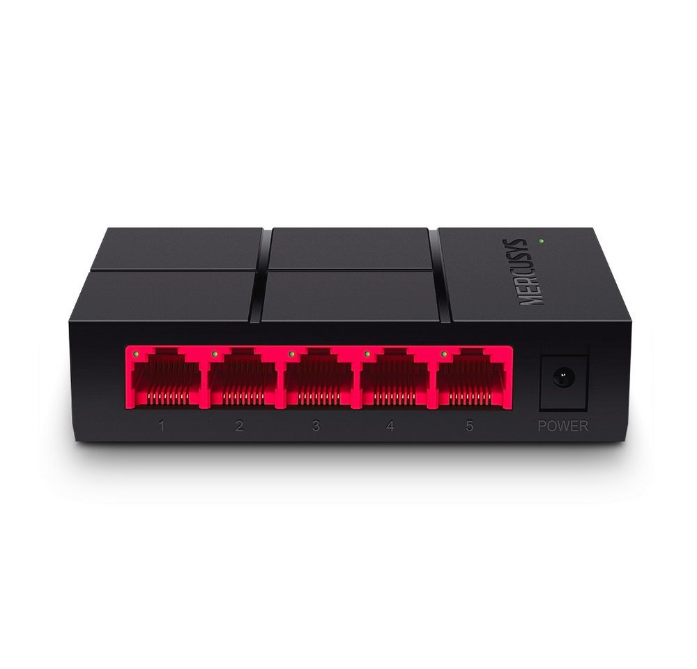 tp-link Mercusys MS105G 5-Port Gigabit Desktop Switch Netzwerk-Switch (Einfache Erweiterung des verkabelten Netzwerks) – Bild 2 von 5