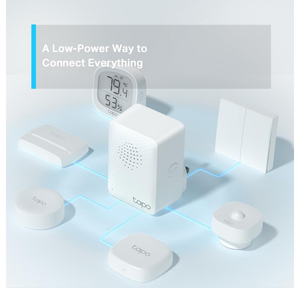 tp-link Tapo H100 Smart-Home-Zubehör, Smart Hub mit Alarmfunktion und intelligenter Türklingel – Bild 3 von 5